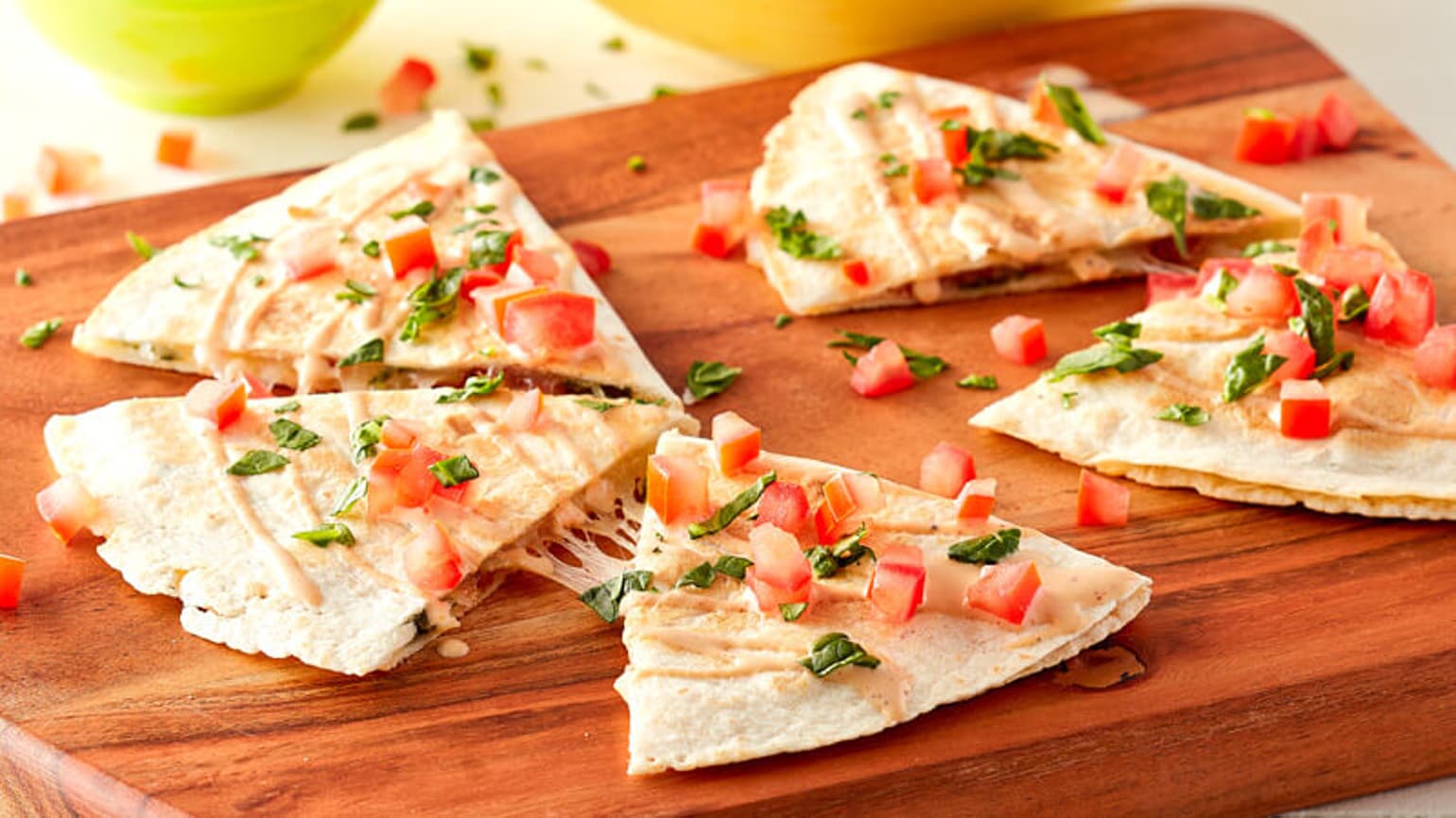BLT Ranch Quesadillas